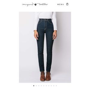 imogene + willie high elizabeth indigo rise
